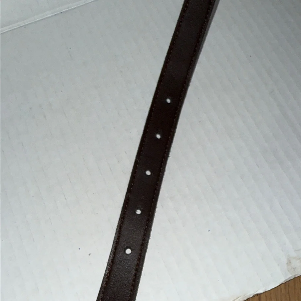 Concho Belt Elegant Brown Belt with Silver Style Detailing